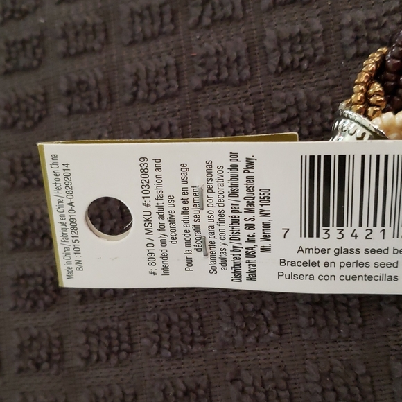 Bracelets glass beads set of 2 New - Picture 7 of 9